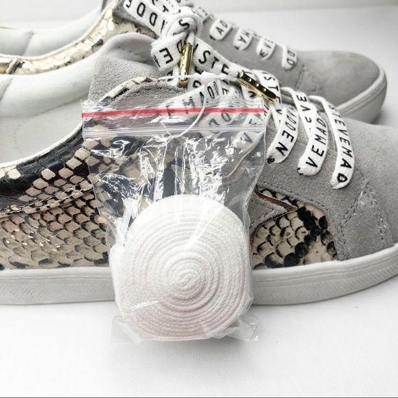 Steve Madden Amalfi Golden Goose Python Sneaker 6.5 - Picture 5 of 9